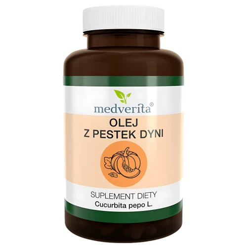 Medverita - Olej z pestek dyni - 60 kapsulek Medverita - Olej z pestek dyni - 60 kapsulek